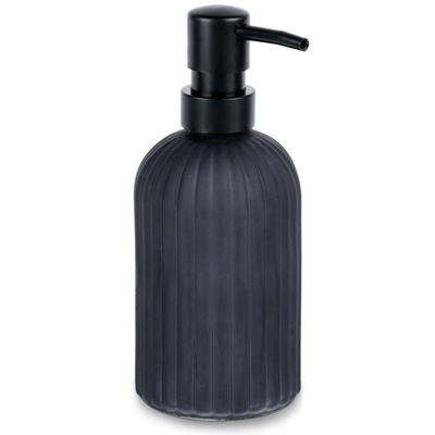 Soap Dispenser Glass Black 400 ml