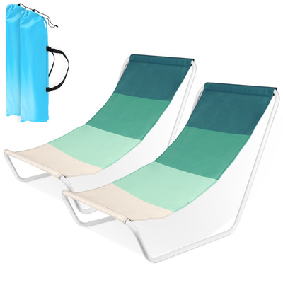 Folding sun lounger metal 86x51.5x60 cm