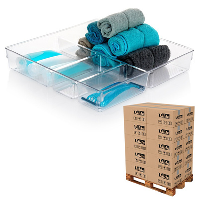 Drawer Organizer with Dividers 31x31x5.5 cm (pallet of 288 pcs)