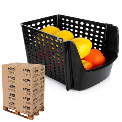 Vegetable Storage Container Black 29x21x16 cm (pallet of 288 pcs)