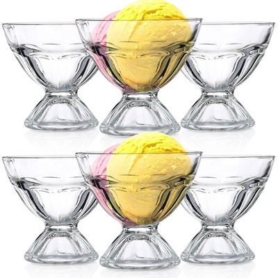 Ice Cream Bowls Glass 100 ml 6 pcs