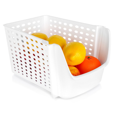 Vegetable Storage Container White 29x21x16 cm