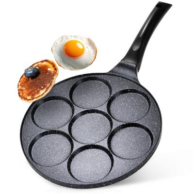 Egg Pan Granite 7 Holes 26 cm
