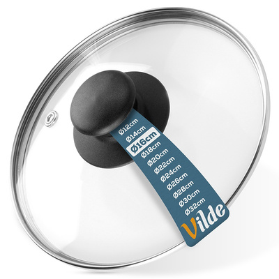 Lid Glass Heat-Resistant 16 cm