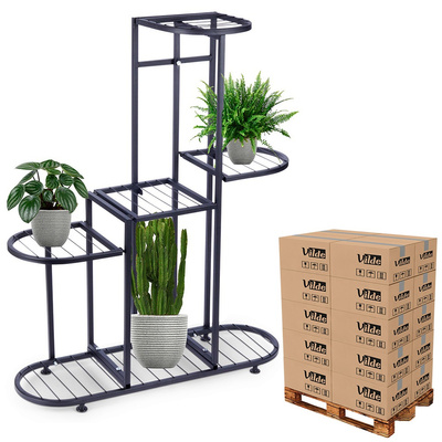 Kwietnik metalowy czarny 5-poziomowy 84,5 cm (paleta 120 szt.)