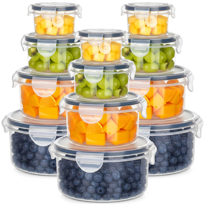 Food Containers with Lid and Gasket 12 pcs