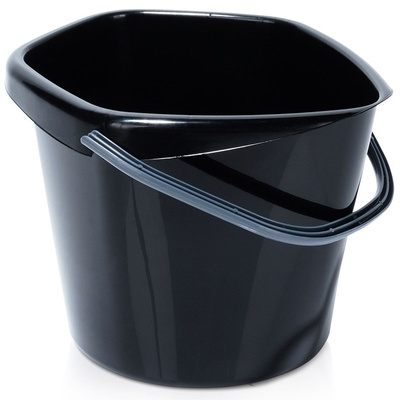 Bucket Plastic Black 5 l