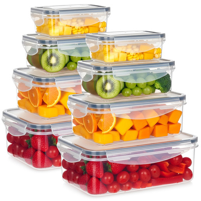 Food Containers with Lid and Gasket 8 pcs