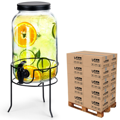 Dispenser with Tap and Stand Black 3.2 l (pallet of 120 pcs)