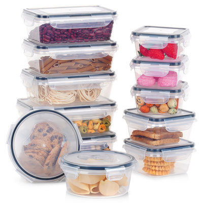 Food Containers with Lid and Gasket 12 pcs