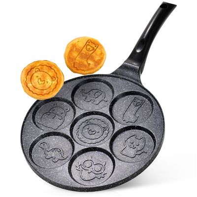 Egg Pan Granite 7 Holes 26 cm