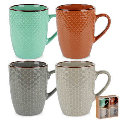 Mugs Ceramic 400 ml 4 pcs