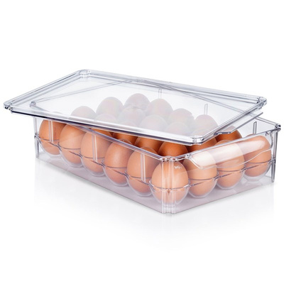 Egg Holder with Lid for 24 Eggs