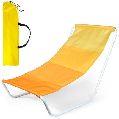 Sunbed Foldable Yellow