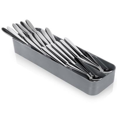 Cutlery Drawer Organiser Gray 39x11.5 cm