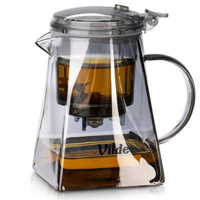 Teapot with Infuser with Filter Insert Glass 730 ml