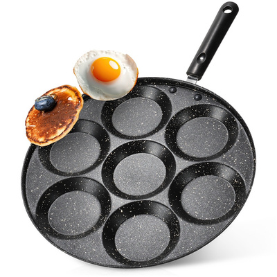 Egg Pan Granite 7 Holes 30 cm