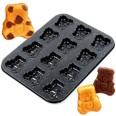 Cookie Mold Granite Bears 35x26.5 cm