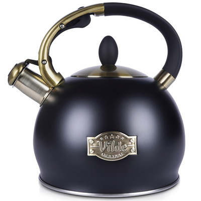 Whistling Kettle Steel Black 3 l