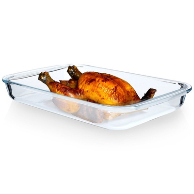 Casserole Dish Glass 39.5x24x5 cm, 3 l