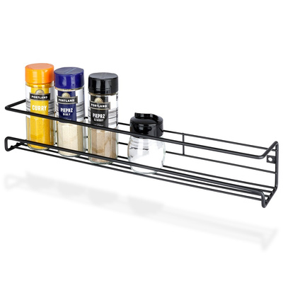 Spice Rack Metal Black