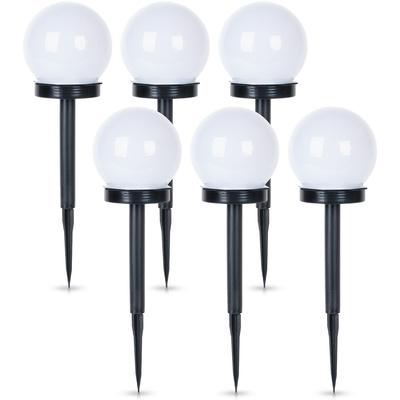 Solar Garden Lights Led Driven Into 33,5 cm 6 pcs