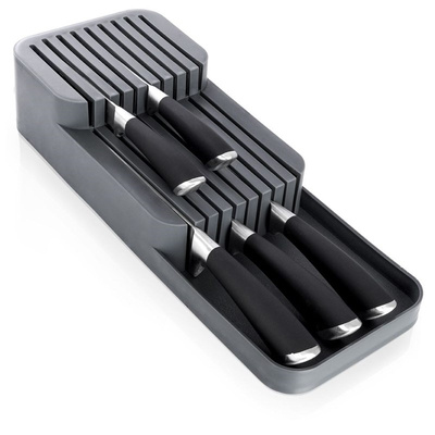 Knife Drawer Organiser Gray 39x14.5x7.5 cm