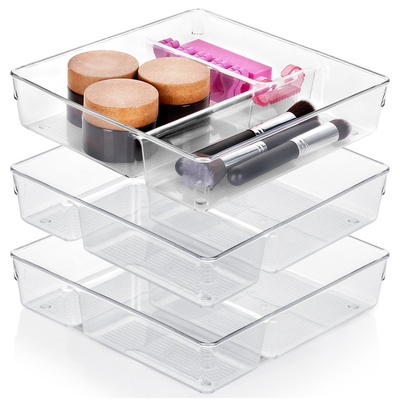 Organizer do szuflady z przegródkami 23x23x5,5 cm 3 szt.