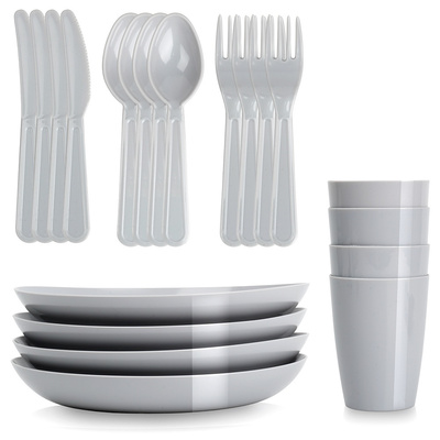Picnic Dinnerware Set Plastic 20 pcs