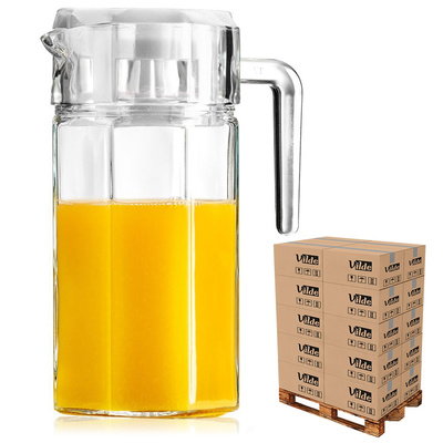 Jug Glass with Lid 1.5 l (pallet of 192 pcs)