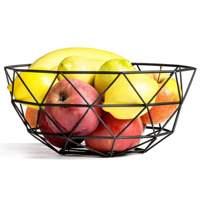 Fruit Basket Metal Black