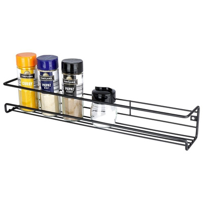 Spice Rack Metal Black