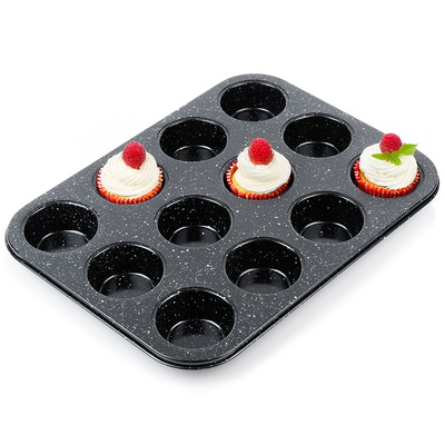 Muffin Tray Granite 35x26.5 cm