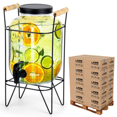 Dispenser with Tap and Stand Black 4.2 l (pallet of 96 pcs)