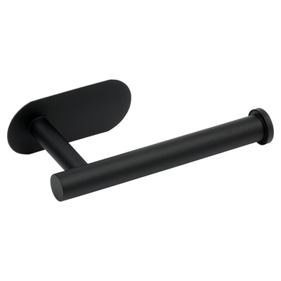 Toilet Roll Holder Steel Black