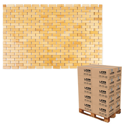 Mata antypoślizgowa łazienkowa bambusowa 80x50 cm (paleta 240 szt.)