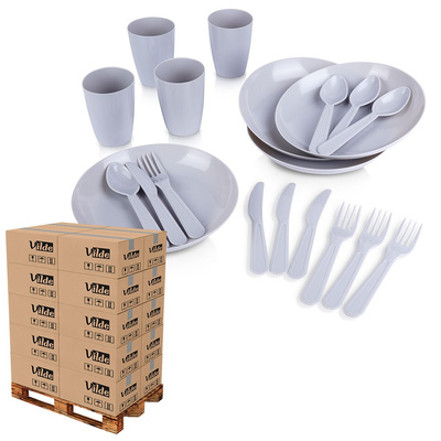 Zestaw piknikowy plastikowy 20 el. (paleta 192 szt.)