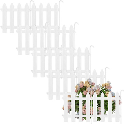 Garden Fence White 30x30 cm 10 pcs