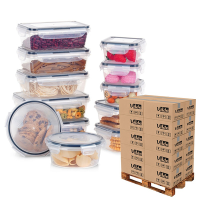 Food containers with lid and gasket plastic 12 pcs (pallet of 312 pcs)