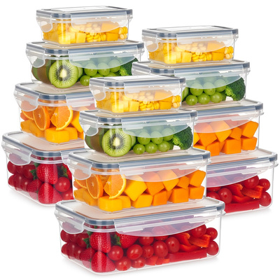 Food Containers with Lid and Gasket 12 pcs