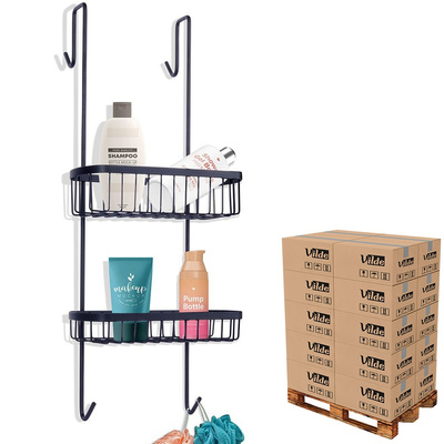 Shower Shelf Metal Black Hanging (pallet of 144 pcs)