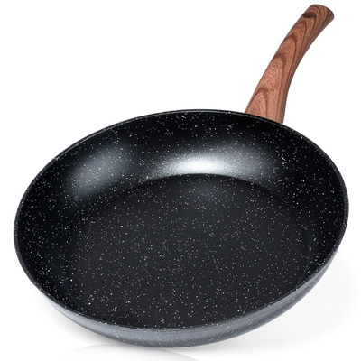 Frying Pan Granite BLACK&WOOD 30 cm